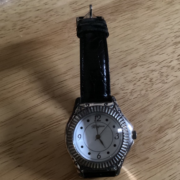 Brighton Roxbury Women’s Watch with Black Leather Band main image 4